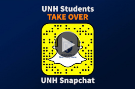 UNH students take over UNH Snapchat graphic