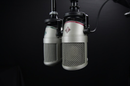image of radio microphones
