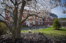 The UNH campus in spring 