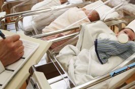 babies in hospital nursery