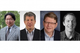 Headshots of new biotechnology faculty at UNH Manchester