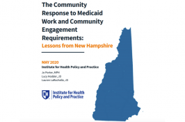 Exploring the Impact of NH's Medicaid Work and Community Engagement Requirements