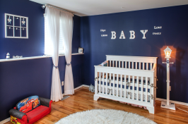 Photo of a babies room