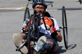 Todd Balf on Handcycle