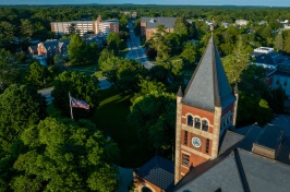 Thompson Hall aerial in summer