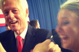 Clinton visits UNH