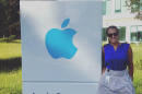 UNH student Abby Koczera ‘17 at Apple 