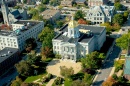 aerial view of the N.H. state house in Concord