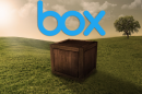 wooden box in the middle of a field