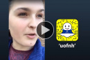Katherine Lawson '18 takes over UNH's Snapchat account
