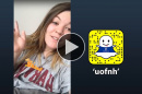 UNH student Raina Langlois ’18 takes over the “uofnh” Snapchat account