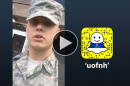 Air Force ROTC cadet Sean Bowers ’20 takes over the UNH Snapchat account