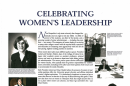 Celebrating women's leadership panel from A Century of Progress: A Photographic Exhibit of Women’s History at UNH