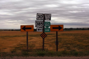 Highway signs in rural America