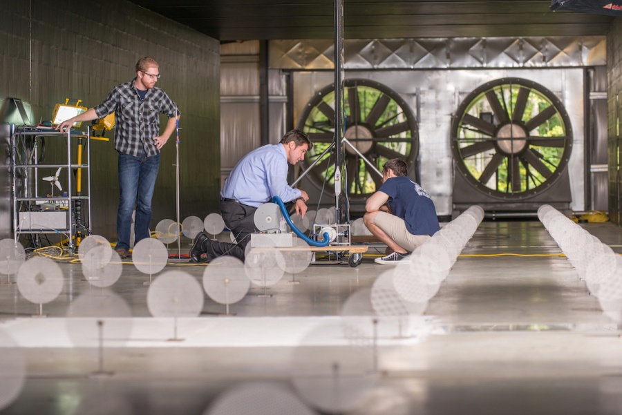 UNH flow physics facility wind tunnel
