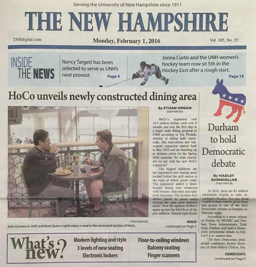 The New Hampshire - February 1, 2016