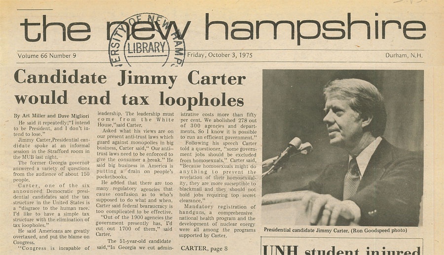 Candidate Jimmy Carter would end tax loopholes - TNH article