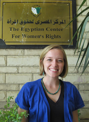 Hannah Lawrence in Cairo