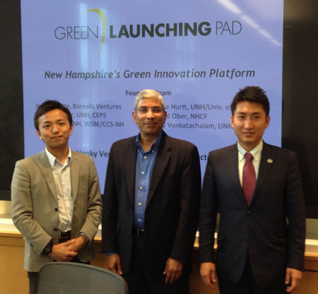 International visitors learn about Green Launching Pad