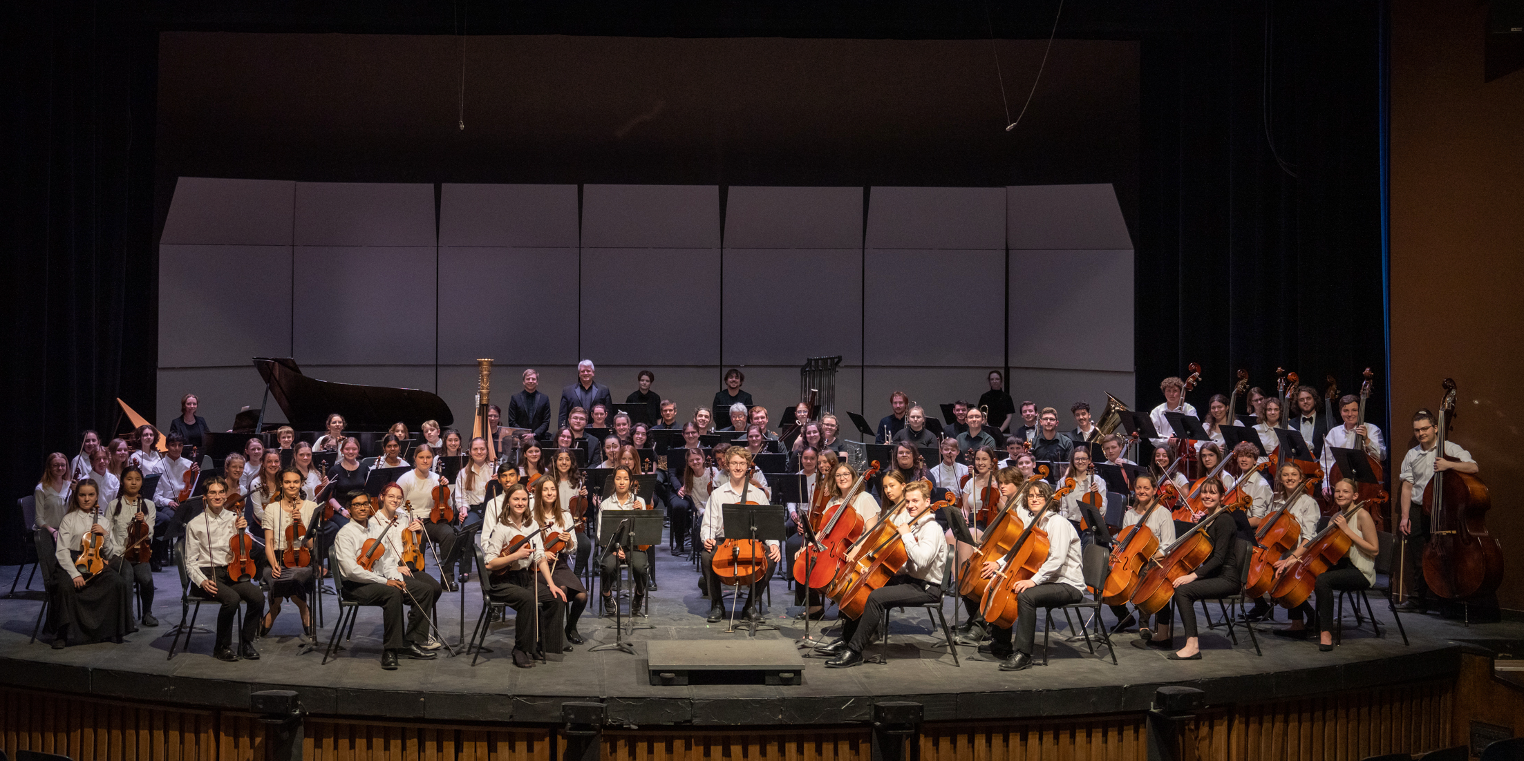 UNH YSO full ensemble in concert hall